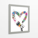 Mouse Hand Heart - David Aste | Cuadro decorativo de Canvas Lab