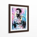 Messi Stencil - Fake Classics | Cuadro decorativo de Canvas Lab