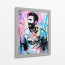 Messi Stencil - Fake Classics | Cuadro decorativo de Canvas Lab