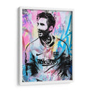 Messi Stencil - Fake Classics | Cuadro decorativo de Canvas Lab