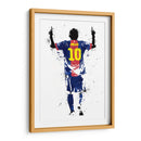 Messi Stencil Simple 01 - Fake Classics | Cuadro decorativo de Canvas Lab