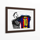 Messi Graffiti - David Aste | Cuadro decorativo de Canvas Lab