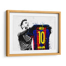 Messi Graffiti - David Aste | Cuadro decorativo de Canvas Lab