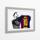 Messi Graffiti - David Aste | Cuadro decorativo de Canvas Lab