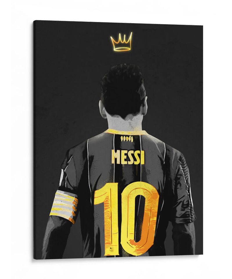 Messi GOAT - David Aste | Cuadro decorativo de Canvas Lab