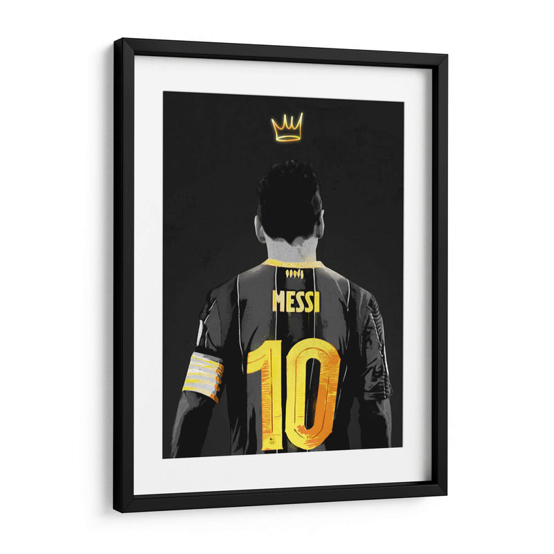 Messi GOAT - David Aste | Cuadro decorativo de Canvas Lab