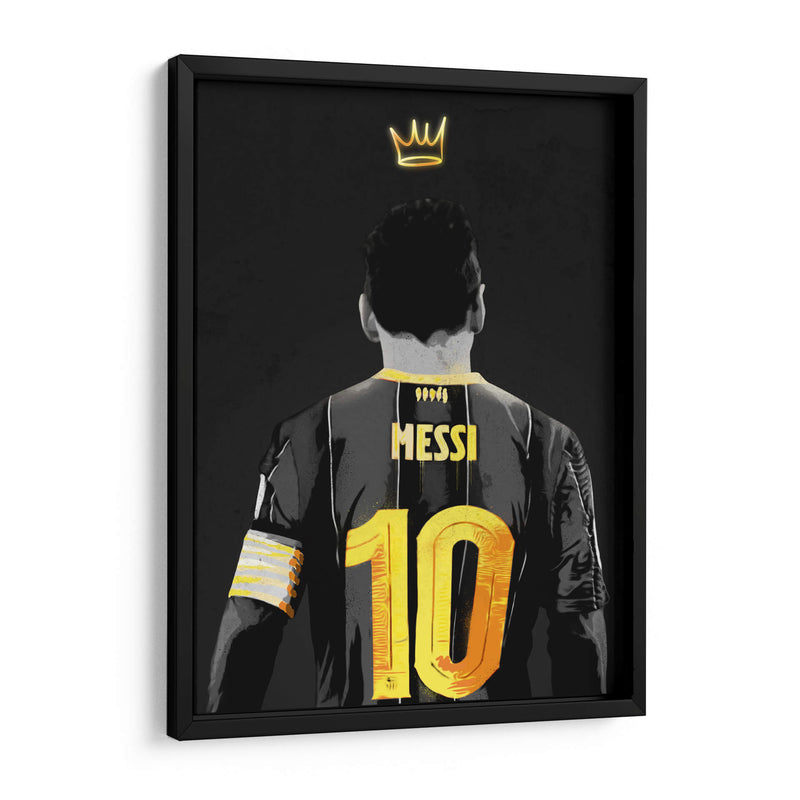 Messi GOAT - David Aste | Cuadro decorativo de Canvas Lab