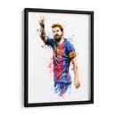 Messi Colors - Hue Art | Cuadro decorativo de Canvas Lab