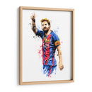 Messi Colors - Hue Art | Cuadro decorativo de Canvas Lab