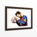 Messi Barça Colors - Hue Art | Cuadro decorativo de Canvas Lab
