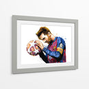 Messi Barça Colors - Hue Art | Cuadro decorativo de Canvas Lab