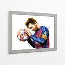 Messi Barça Colors - Hue Art | Cuadro decorativo de Canvas Lab