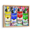 Latas de Aerosol Campbell's Graffiti 01 - Fake Classics | Cuadro decorativo de Canvas Lab