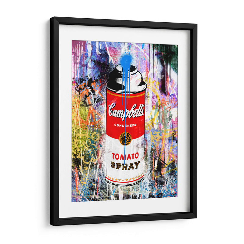 Lata de Aerosol Campbell's Graffiti 02 - Fake Classics | Cuadro decorativo de Canvas Lab