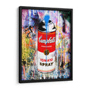 Lata de Aerosol Campbell's Graffiti 02 - Fake Classics | Cuadro decorativo de Canvas Lab