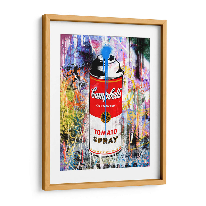Lata de Aerosol Campbell's Graffiti 02 - Fake Classics | Cuadro decorativo de Canvas Lab