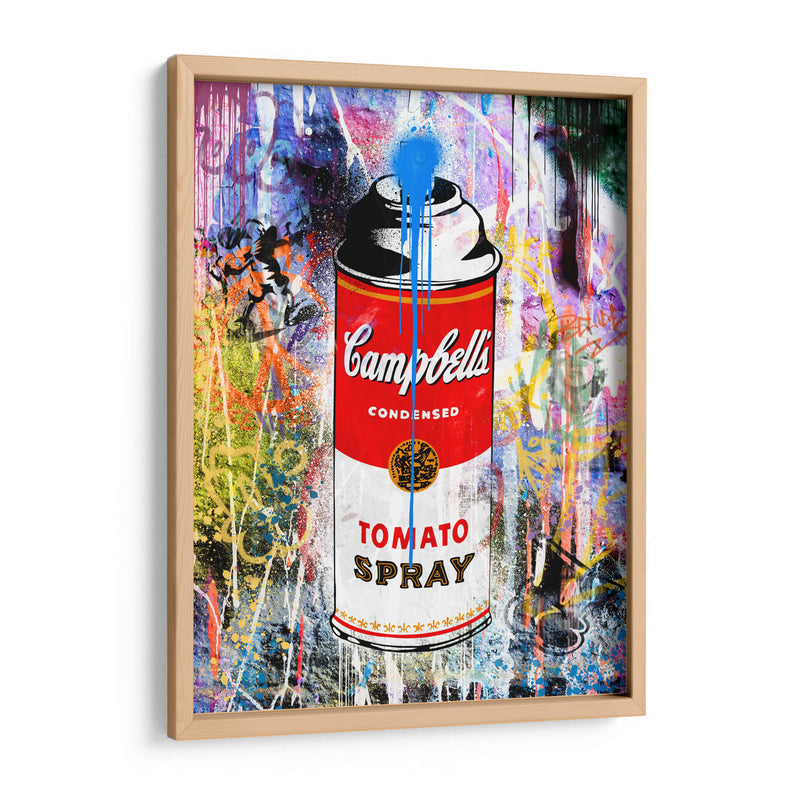 Lata de Aerosol Campbell's Graffiti 02 - Fake Classics | Cuadro decorativo de Canvas Lab