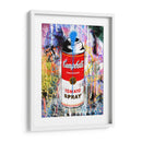 Lata de Aerosol Campbell's Graffiti 02 - Fake Classics | Cuadro decorativo de Canvas Lab