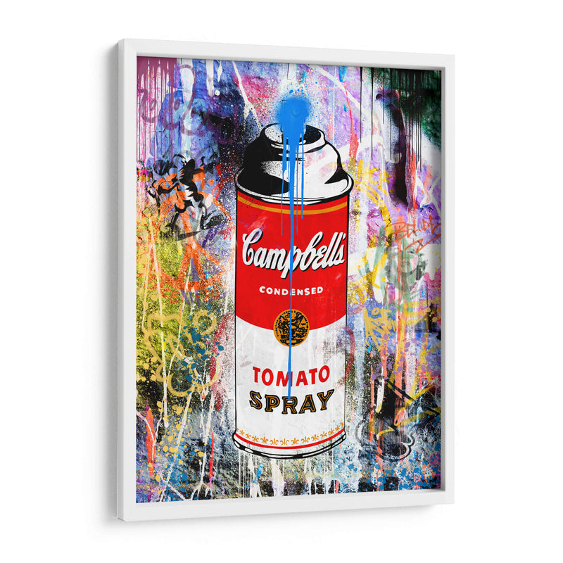 Lata de Aerosol Campbell's Graffiti 02 - Fake Classics | Cuadro decorativo de Canvas Lab