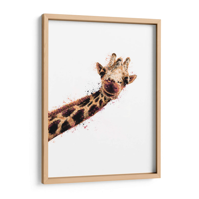 Jirafa Colores - Hue Art | Cuadro decorativo de Canvas Lab