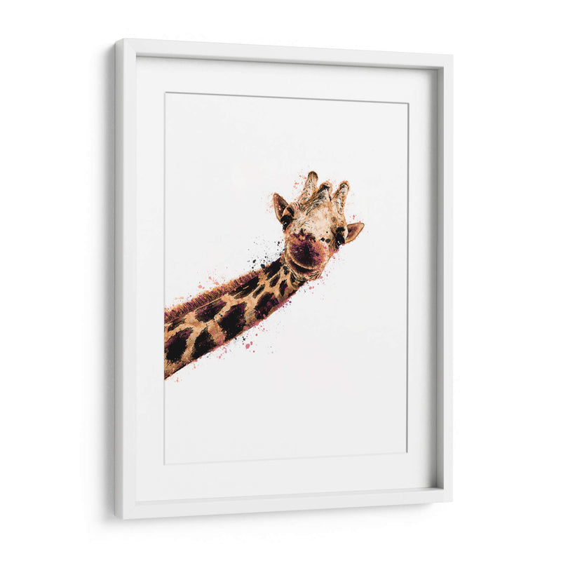 Jirafa Colores - Hue Art | Cuadro decorativo de Canvas Lab