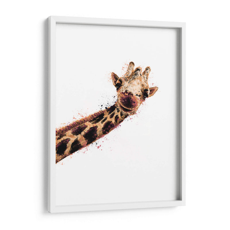 Jirafa Colores - Hue Art | Cuadro decorativo de Canvas Lab