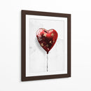 Globo de Corazón - David Aste | Cuadro decorativo de Canvas Lab