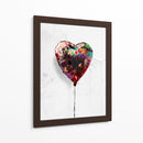 Globo de Corazón Graffiti - David Aste | Cuadro decorativo de Canvas Lab