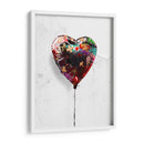 Globo de Corazón Graffiti - David Aste | Cuadro decorativo de Canvas Lab