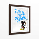 Follow Your Dreams Mouse - David Aste | Cuadro decorativo de Canvas Lab