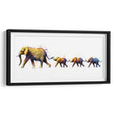 Familia de Elefantes 02 - Hue Art | Cuadro decorativo de Canvas Lab