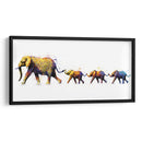 Familia de Elefantes 02 - Hue Art | Cuadro decorativo de Canvas Lab