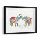 Elephant Love Colors 02 - Hue Art | Cuadro decorativo de Canvas Lab