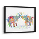 Elephant Love Colors 02 - Hue Art | Cuadro decorativo de Canvas Lab