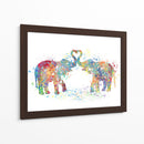 Elephant Love Colors 02 - Hue Art | Cuadro decorativo de Canvas Lab