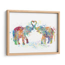 Elephant Love Colors 02 - Hue Art | Cuadro decorativo de Canvas Lab