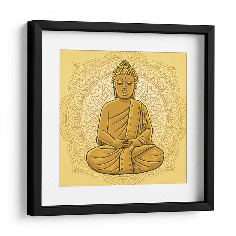Buda dorado | Cuadro decorativo de Canvas Lab