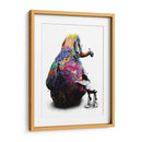 Elefante y Niña Graffiti - David Aste | Cuadro decorativo de Canvas Lab