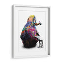 Elefante y Niña Graffiti - David Aste | Cuadro decorativo de Canvas Lab