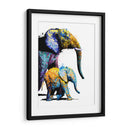 Elefante Madre e hijo - Hue Art | Cuadro decorativo de Canvas Lab