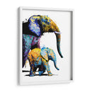 Elefante Madre e hijo - Hue Art | Cuadro decorativo de Canvas Lab