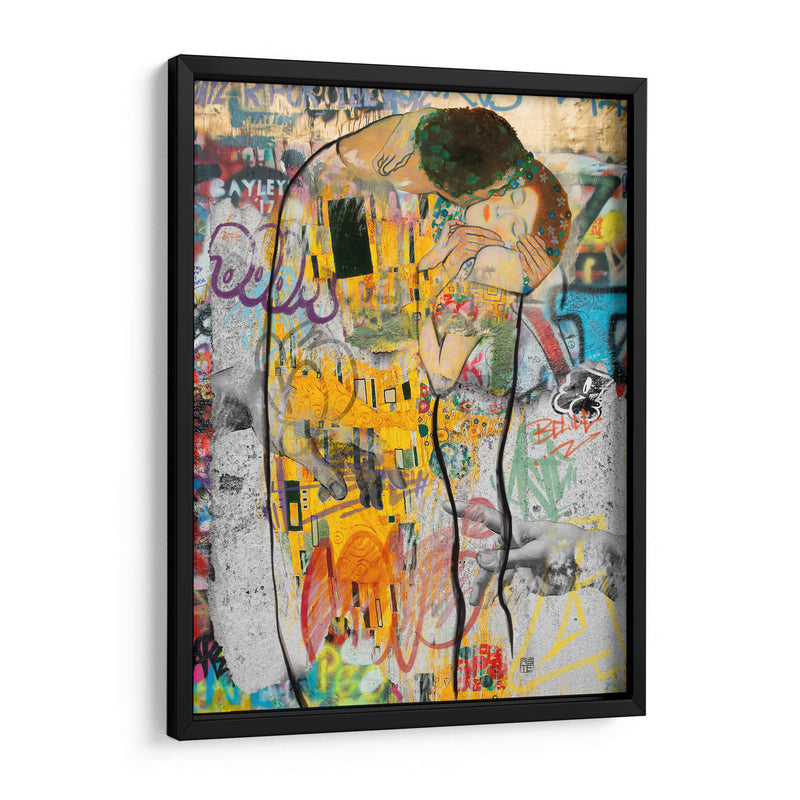 El Beso Urbano - David Aste | Cuadro decorativo de Canvas Lab