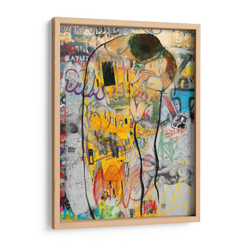 El Beso Urbano - David Aste | Cuadro decorativo de Canvas Lab