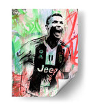 CR7 Stencil - Fake Classics | Cuadro decorativo de Canvas Lab