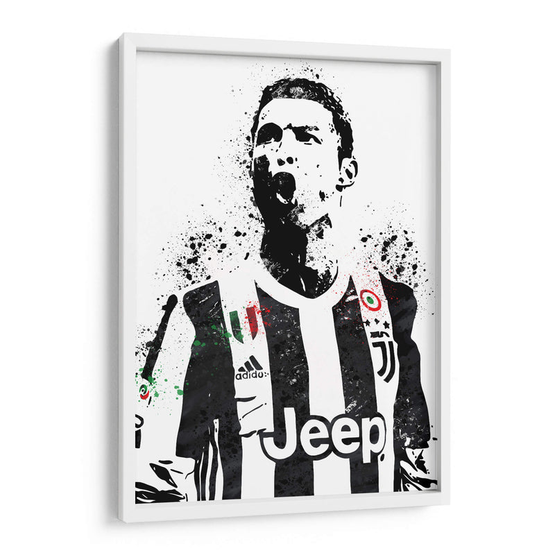 CR7 Stencil Simple 01 - Fake Classics | Cuadro decorativo de Canvas Lab