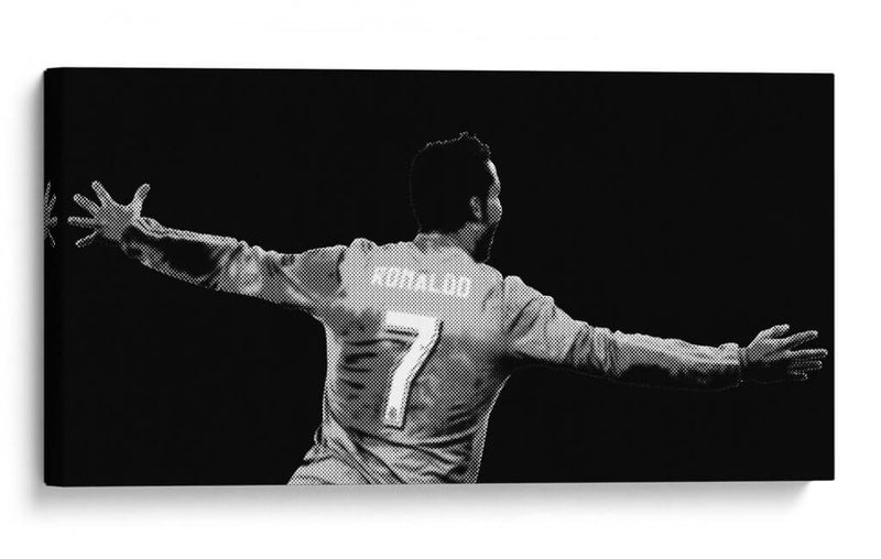 CR7 Score Dots - Dot Art | Cuadro decorativo de Canvas Lab