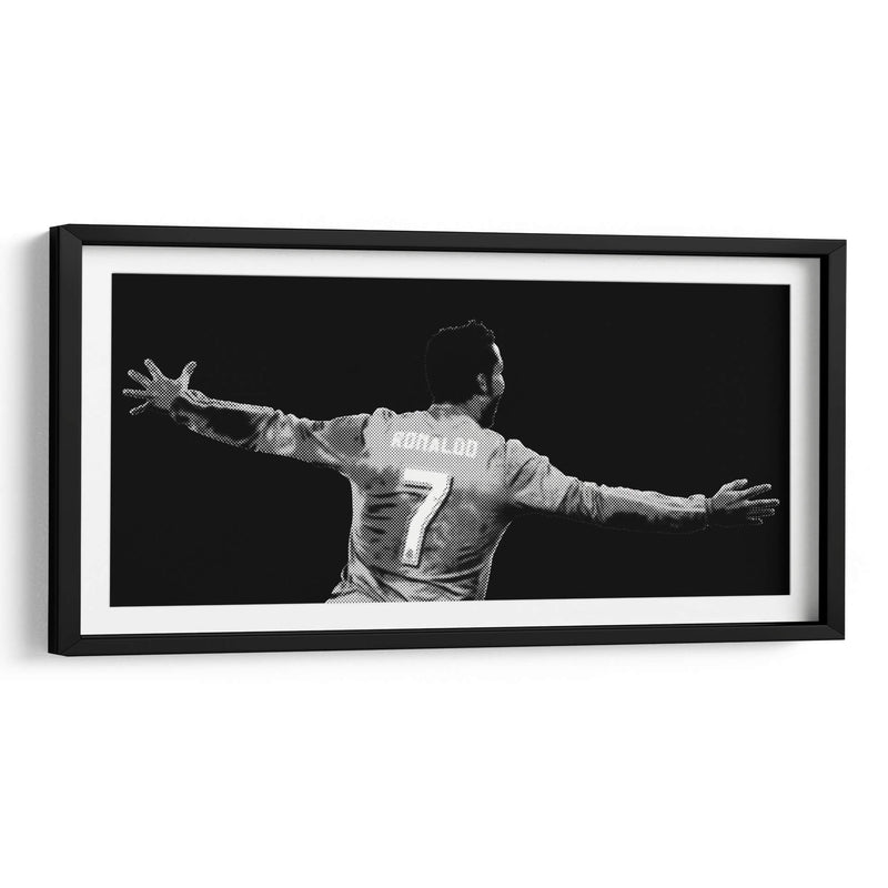 CR7 Score Dots - Dot Art | Cuadro decorativo de Canvas Lab