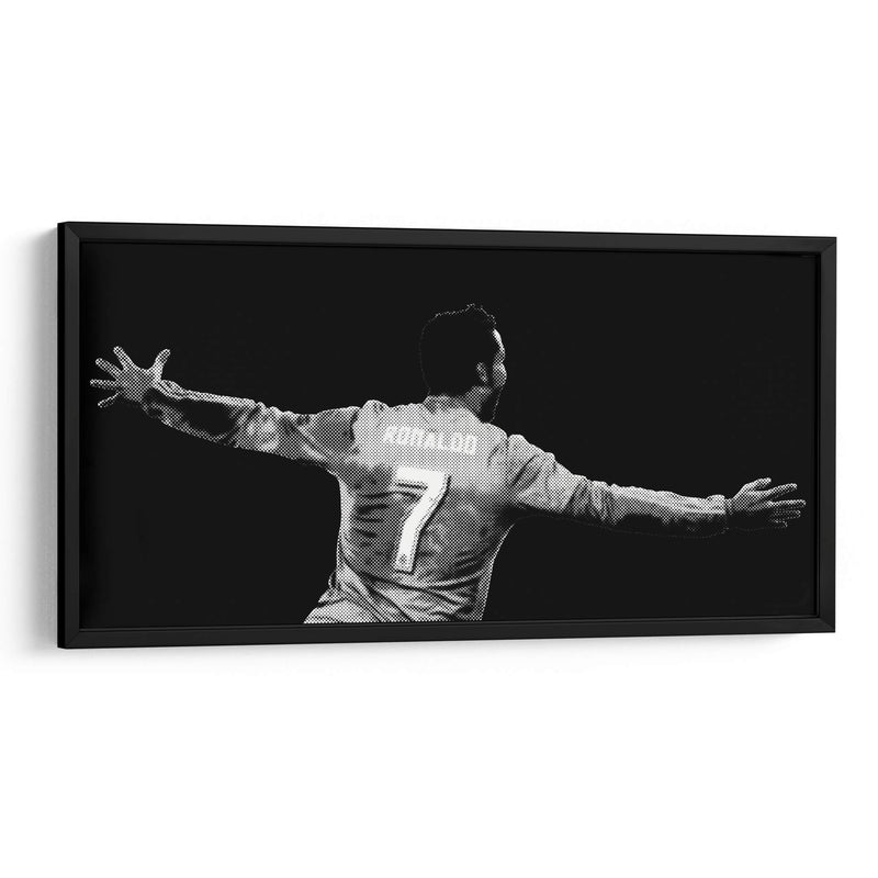 CR7 Score Dots - Dot Art | Cuadro decorativo de Canvas Lab