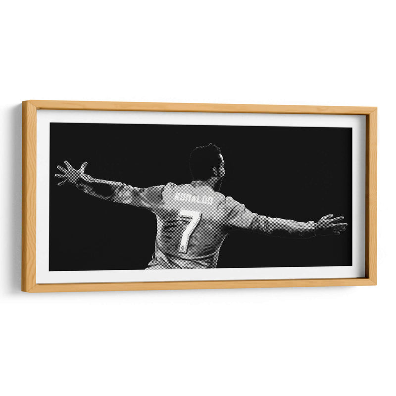 CR7 Score Dots - Dot Art | Cuadro decorativo de Canvas Lab