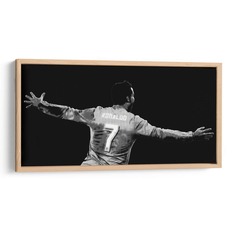 CR7 Score Dots - Dot Art | Cuadro decorativo de Canvas Lab